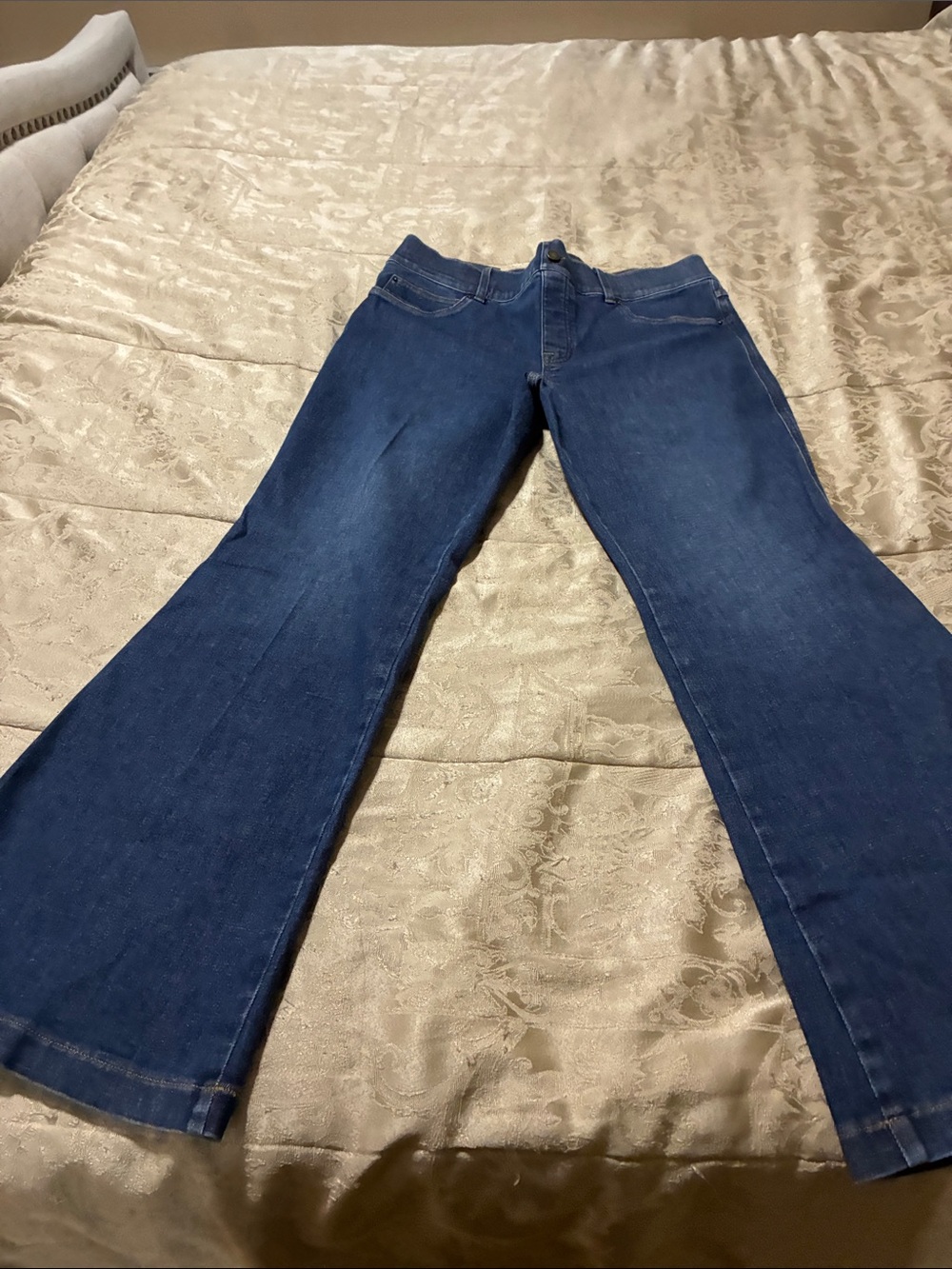 SPANX Dark Blue Flare Jeans